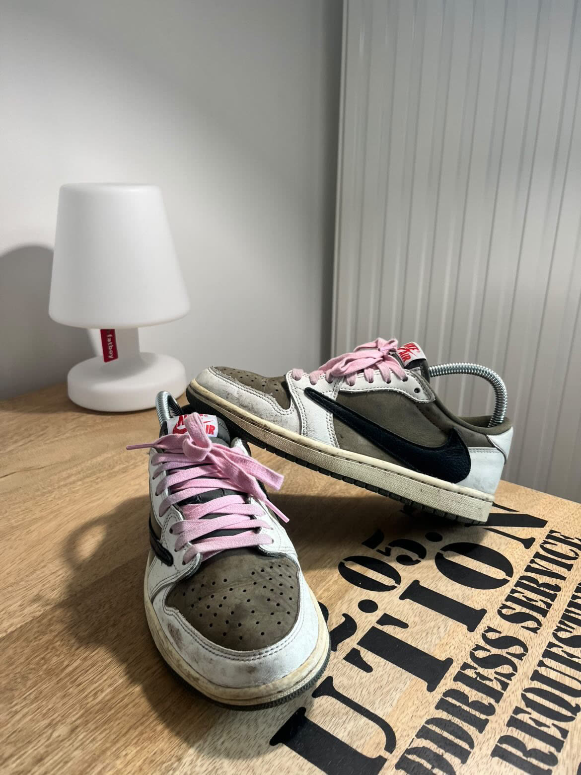Nike Air Jordan Low avant nettoyage